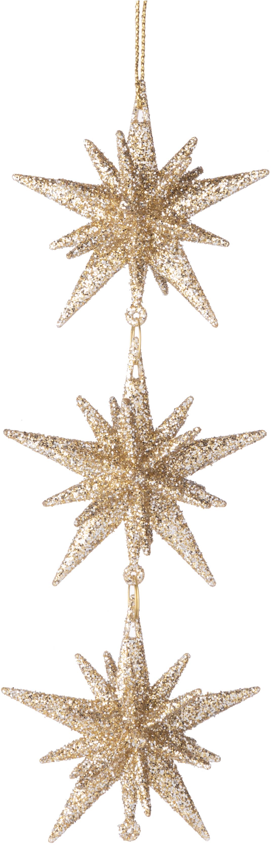 Champagne Gold Star Ornament