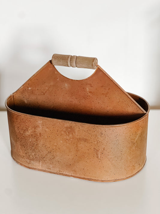 Rusty Milk Can Holder
