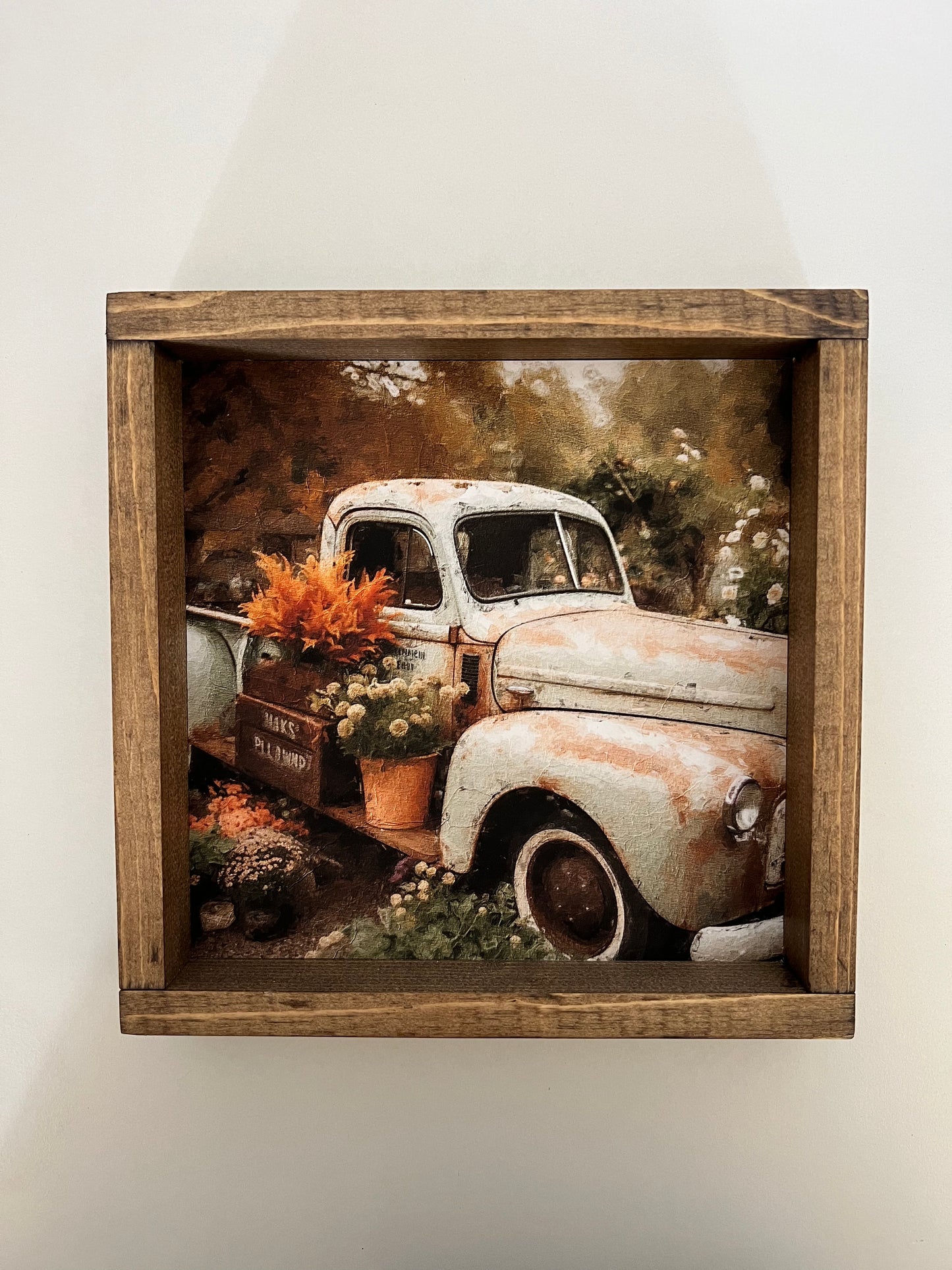 Fall Truck Framed Print