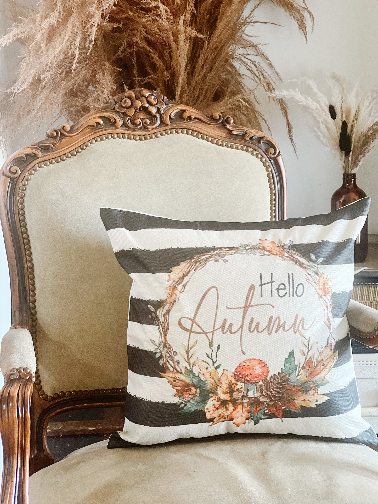 “Hello Autumn” Fall Pillow