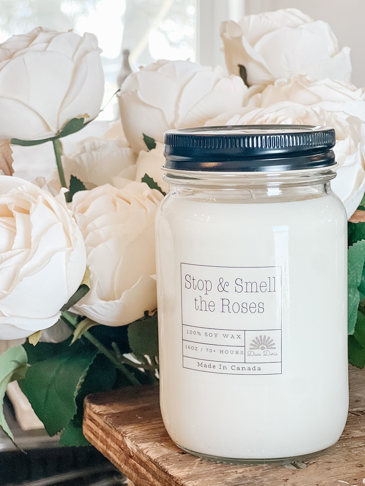 Stop & Smell the Roses Candle