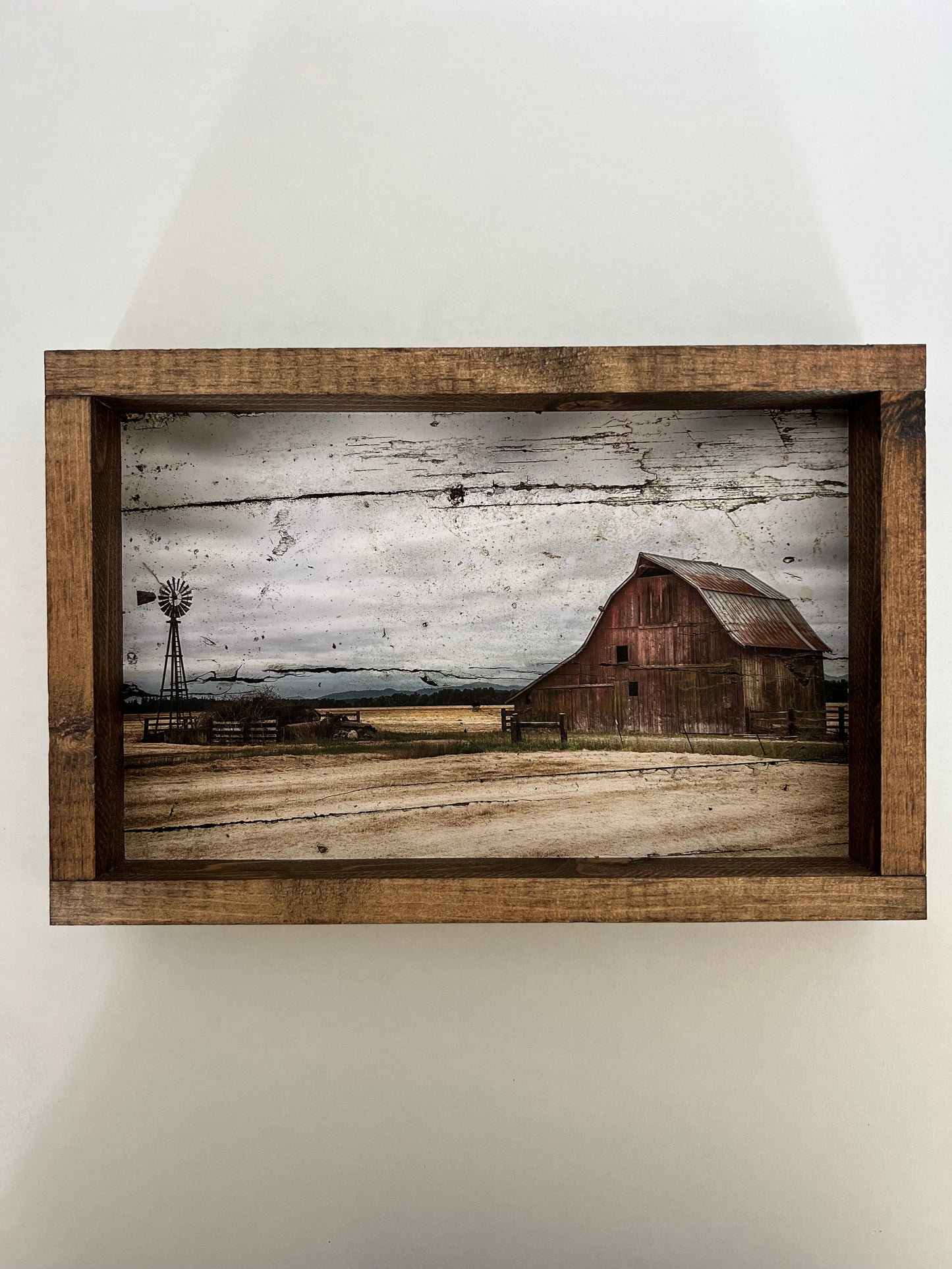 Red Barn Framed Print