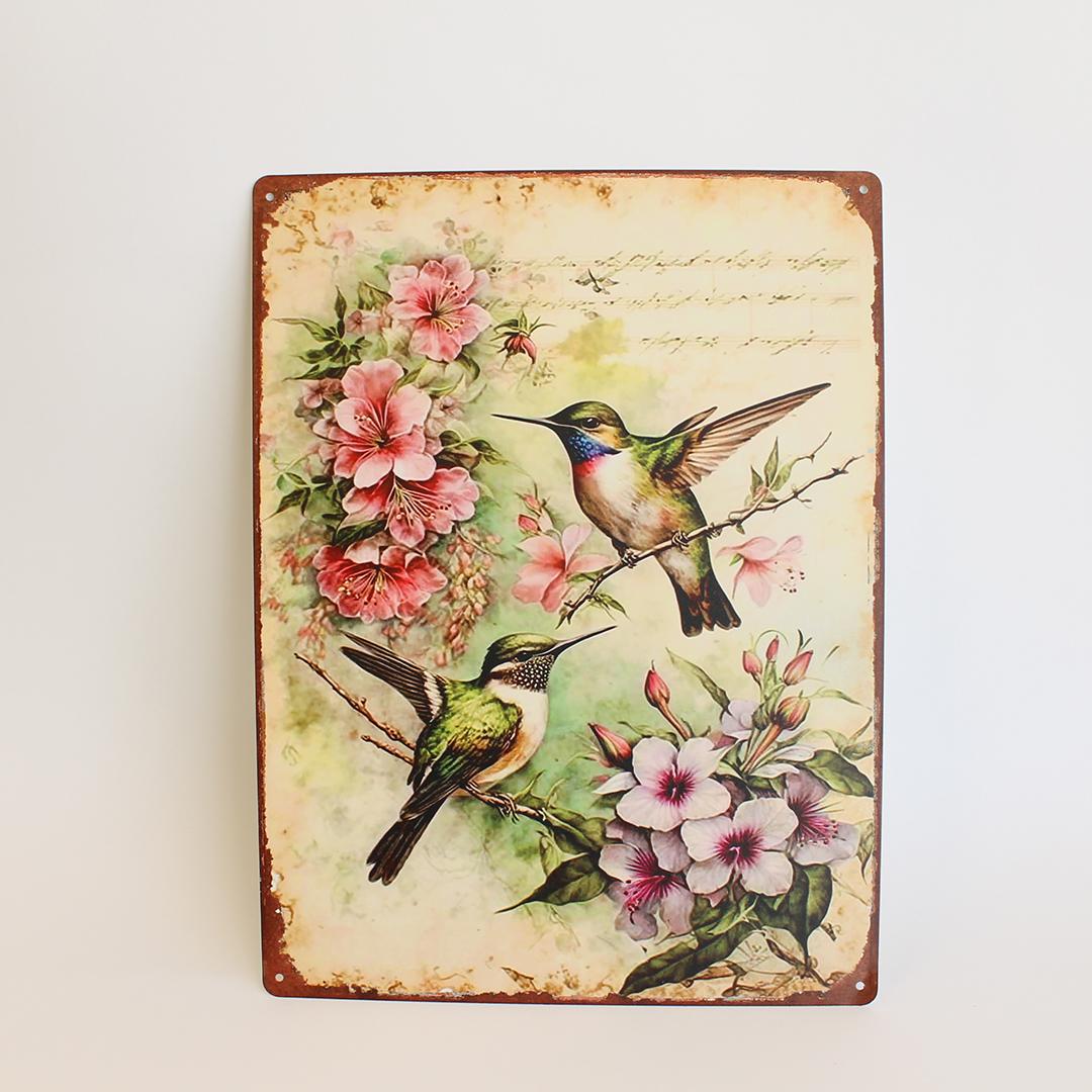 Hummingbird Wall Plaque