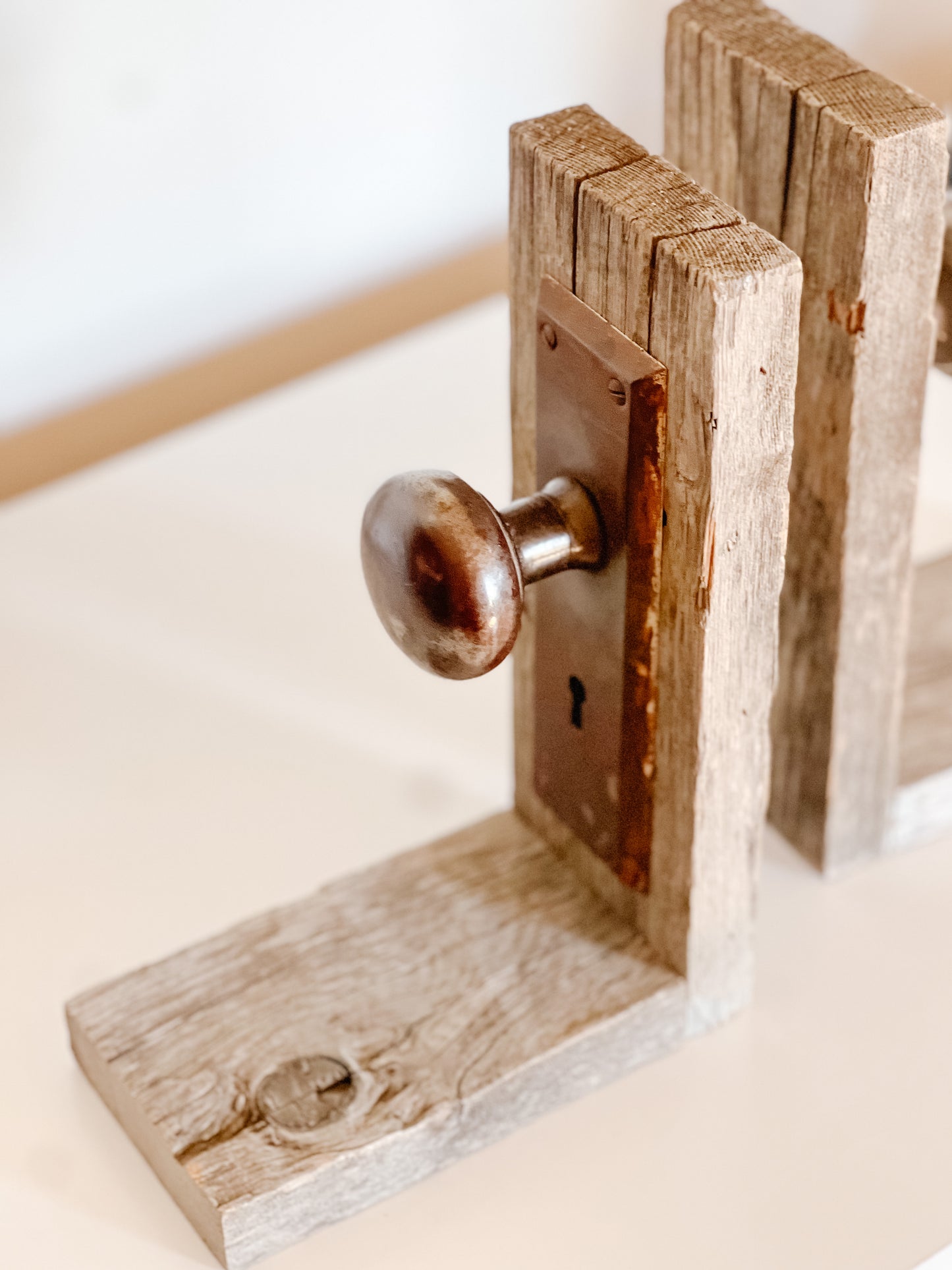 Vintage Doorknob Bookends
