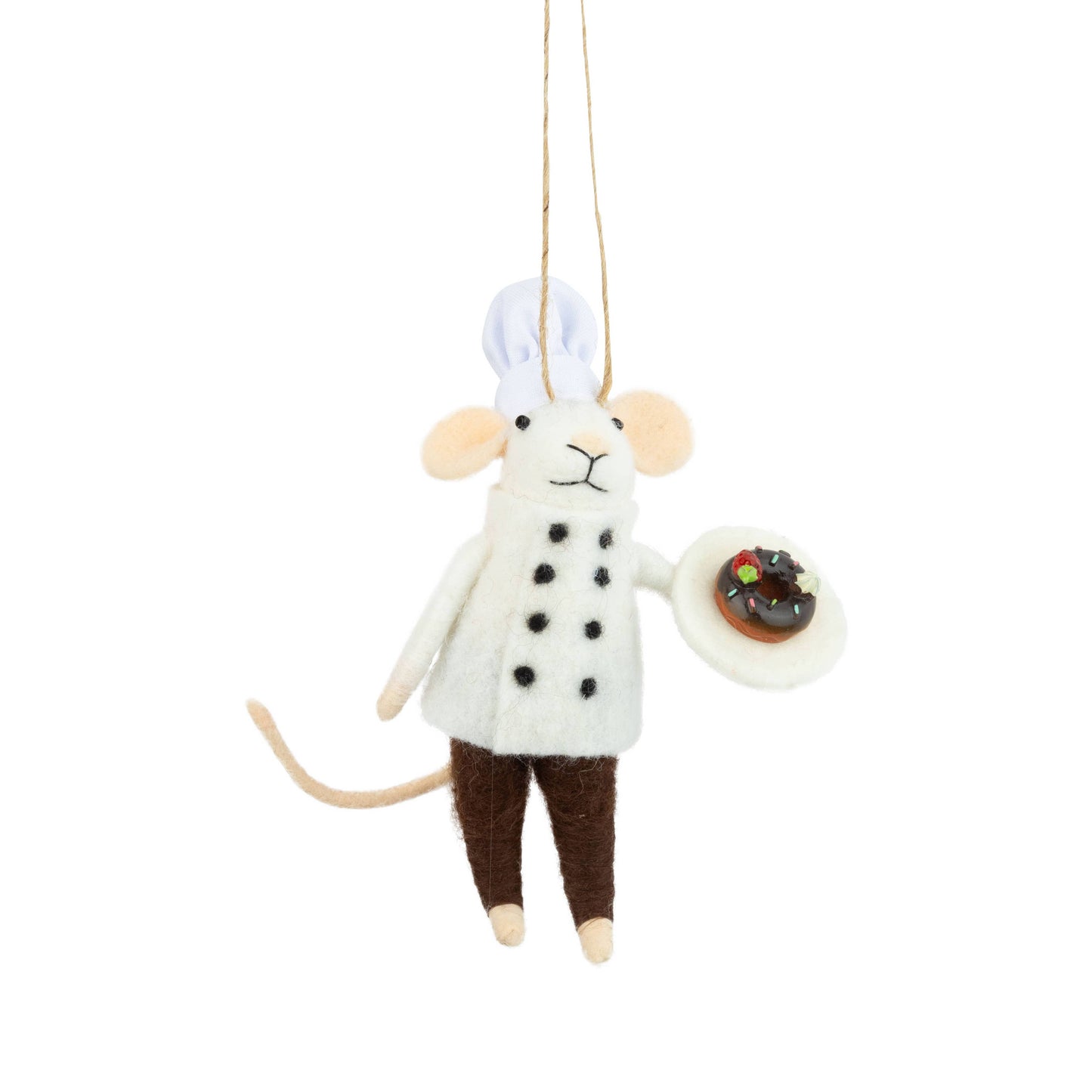 Baker Mouse Ornament - 5”