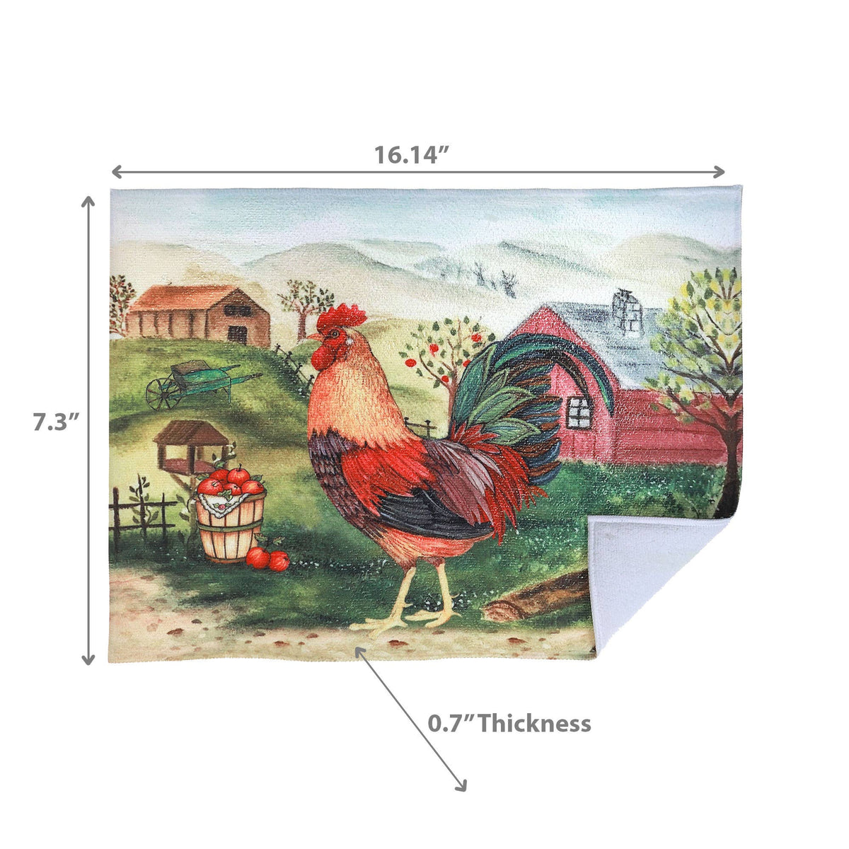 Roosters Microfibre Drying Mat
