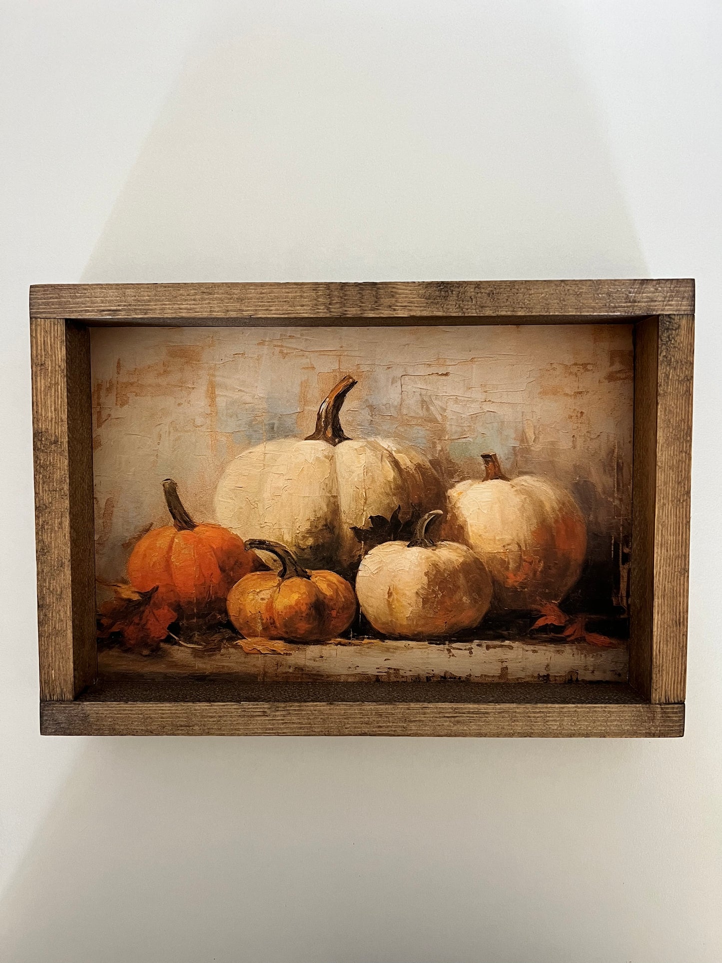 Vintage Pumpkins Framed Print