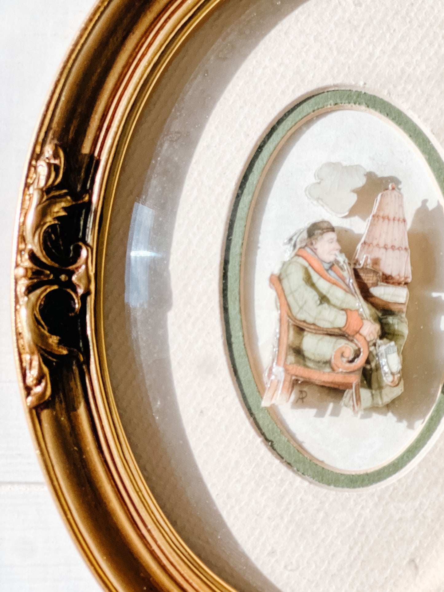Vintage Paper Tole Print