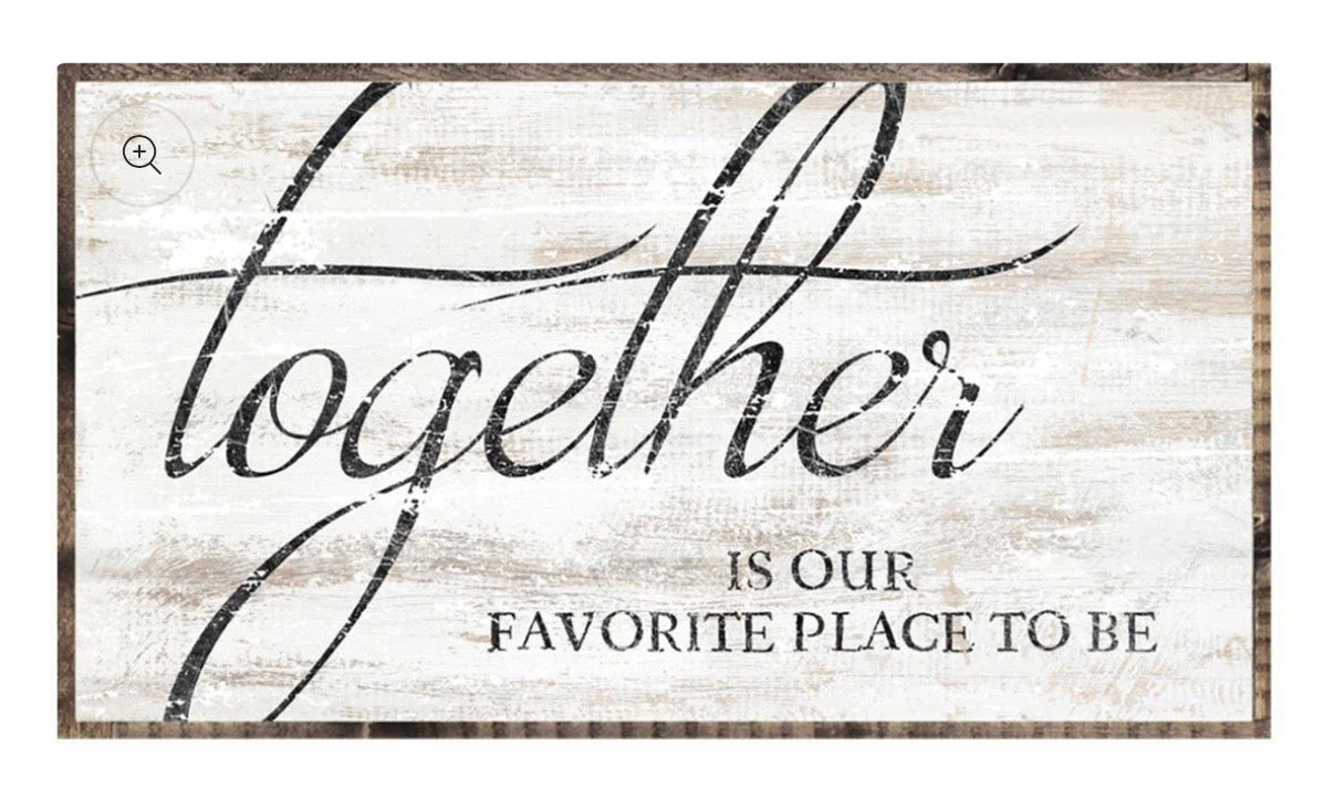 Together is Our Favourite - Framed Print