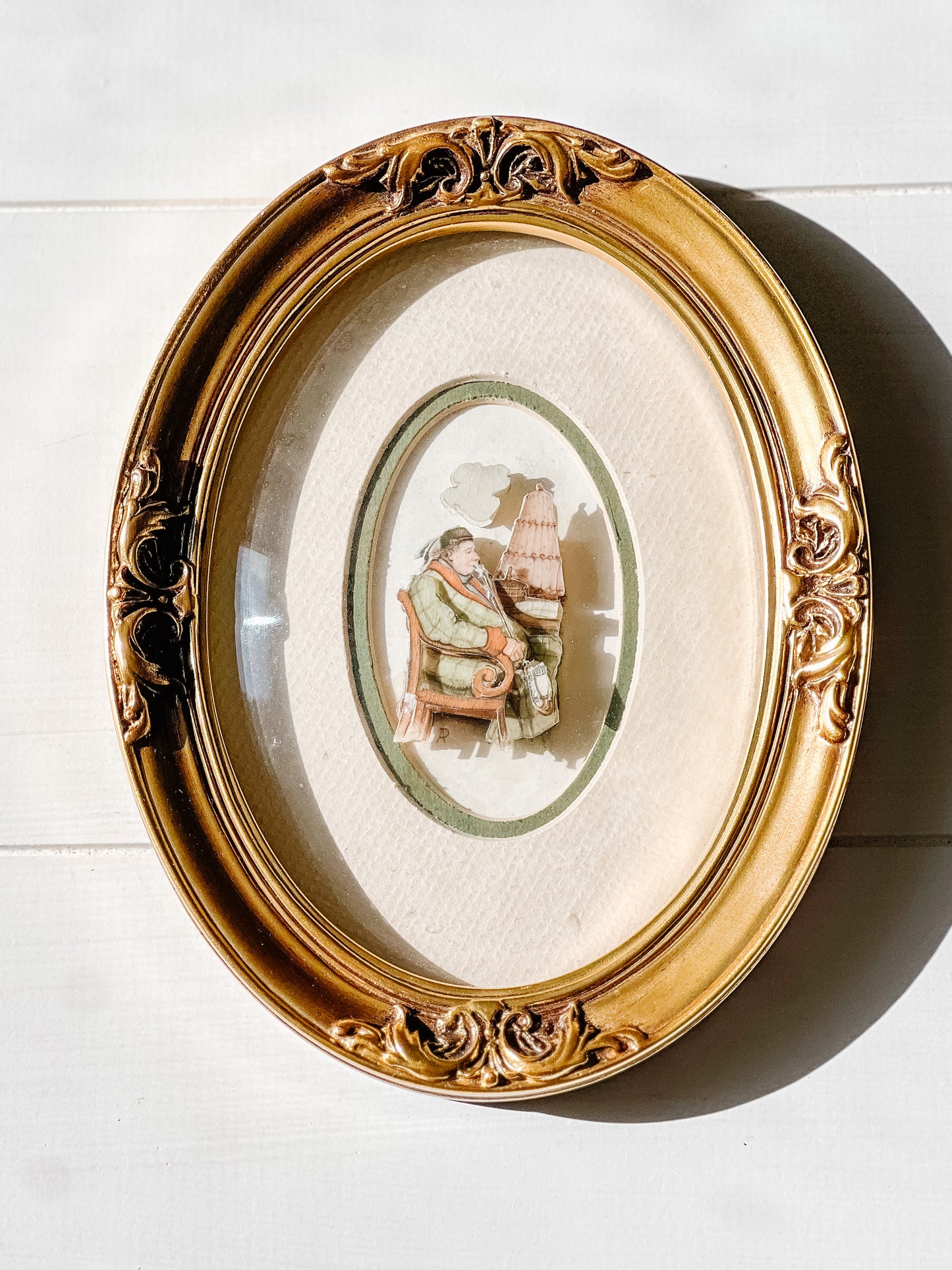 Vintage Paper Tole Print