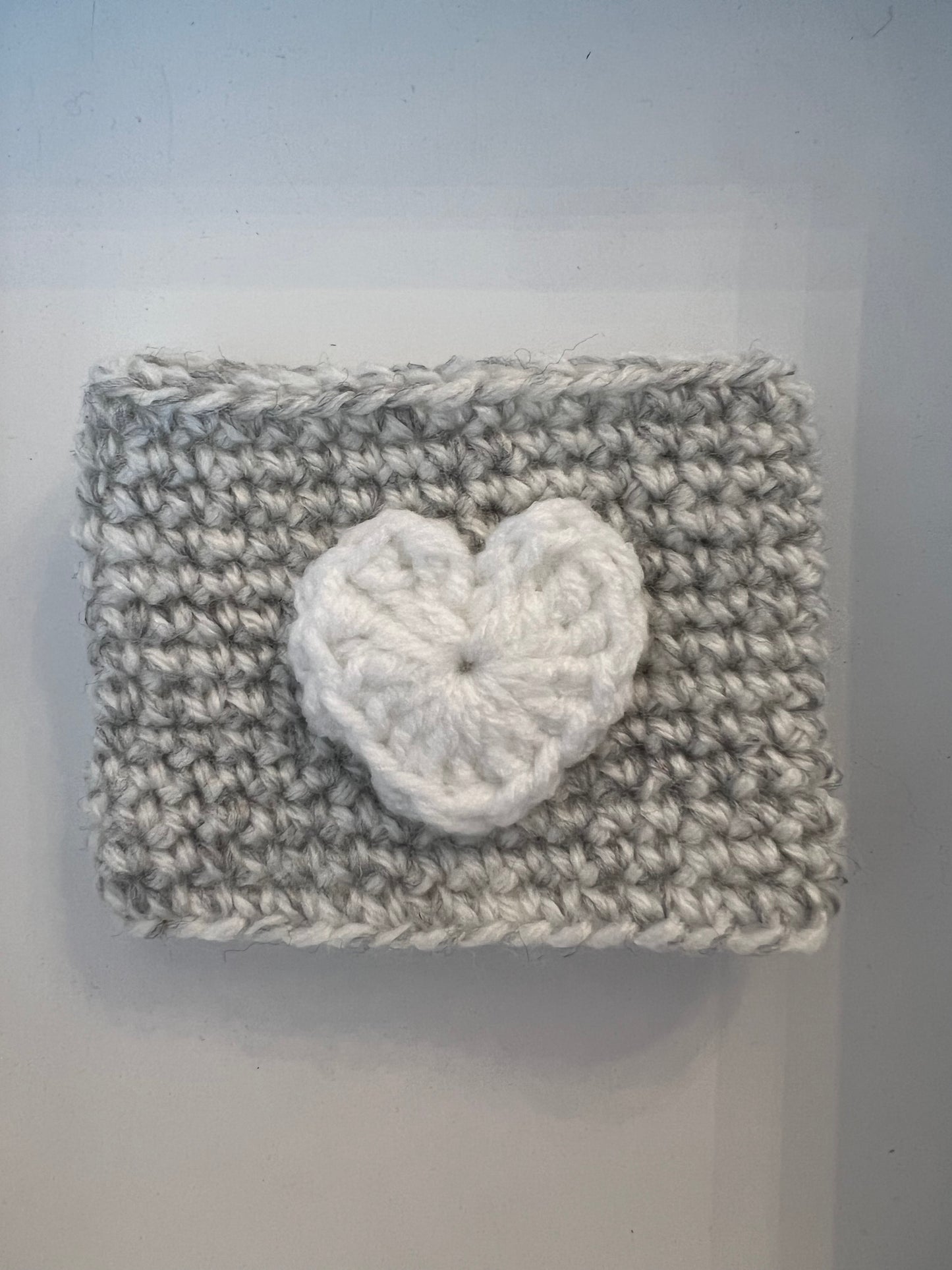 Crocheted Heart Cup Sleeve