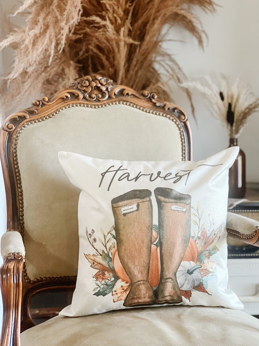 “Harvest” Fall Pillow