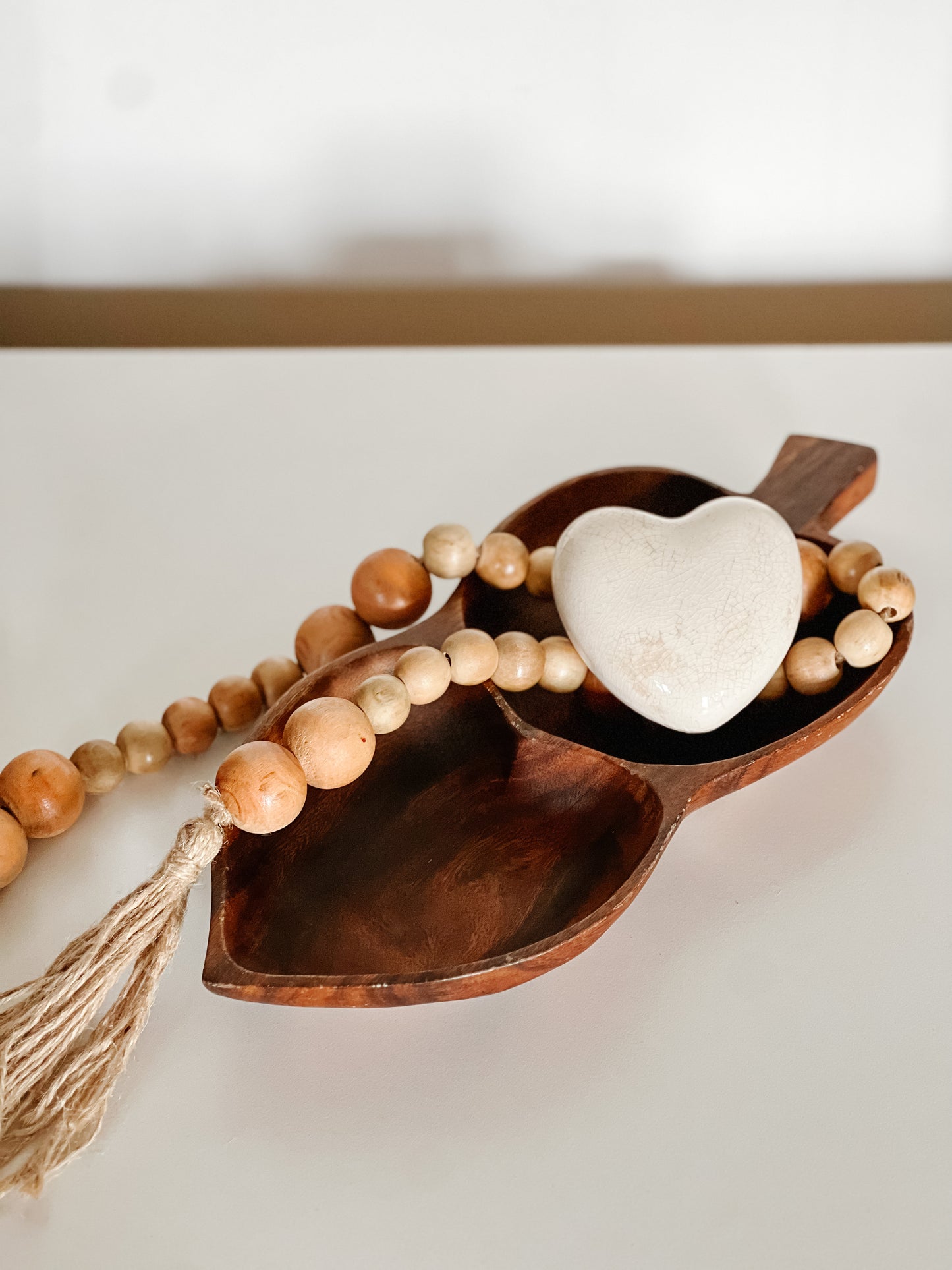 Wooden Leaf Plate (B)