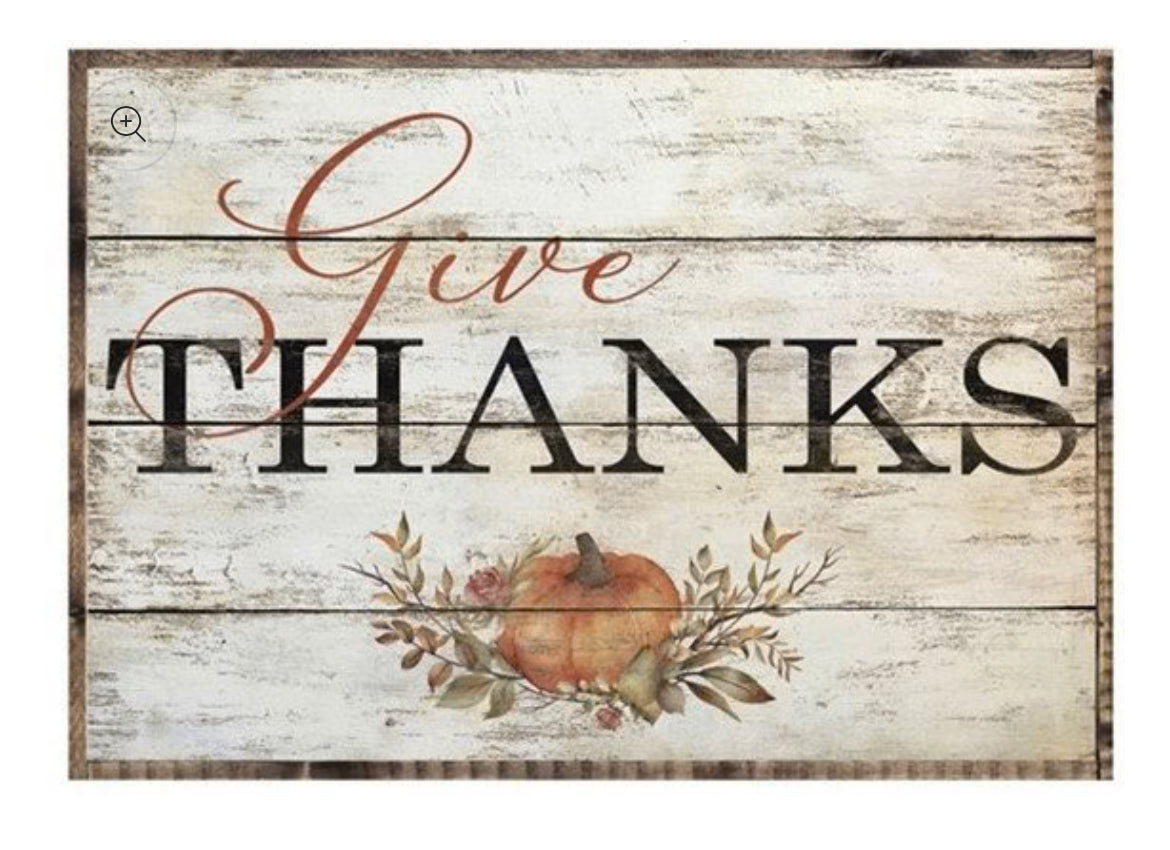 Give Thanks Framed Print