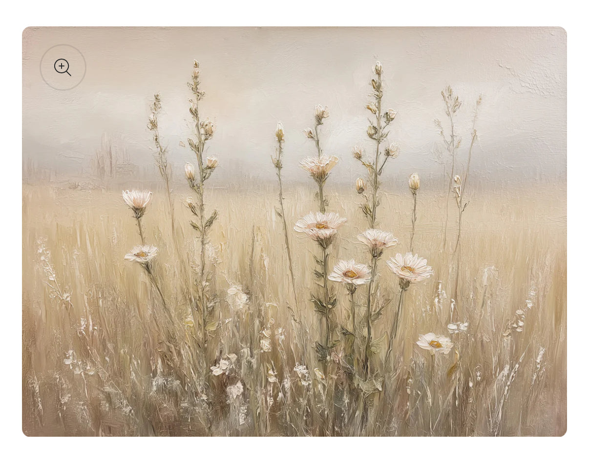 Field Daisies Framed Print