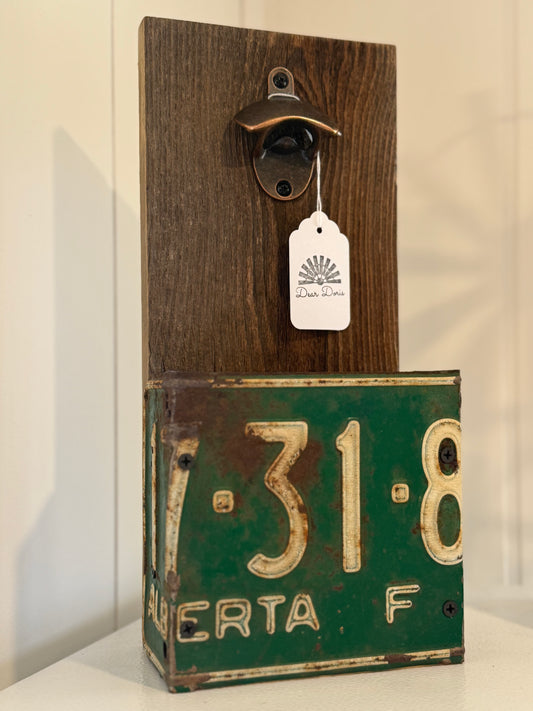 License Plate Bottle Opener