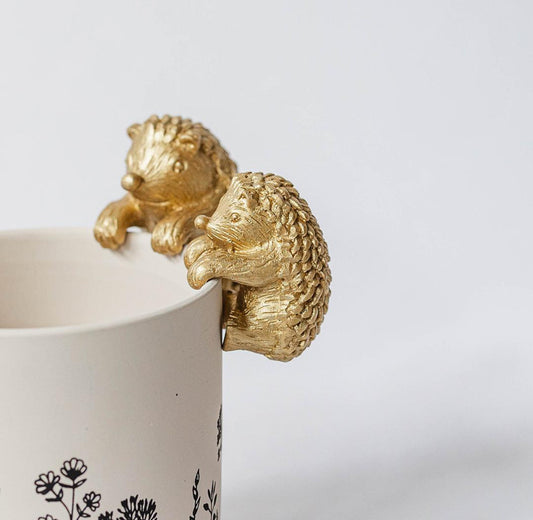 Golden Hedgehog Decoration- Sm