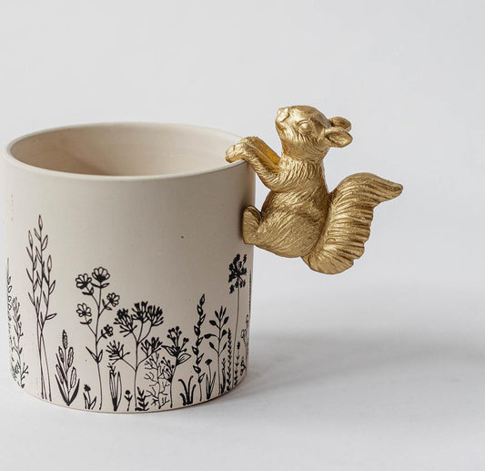 Golden Squirrel Decoration - Large