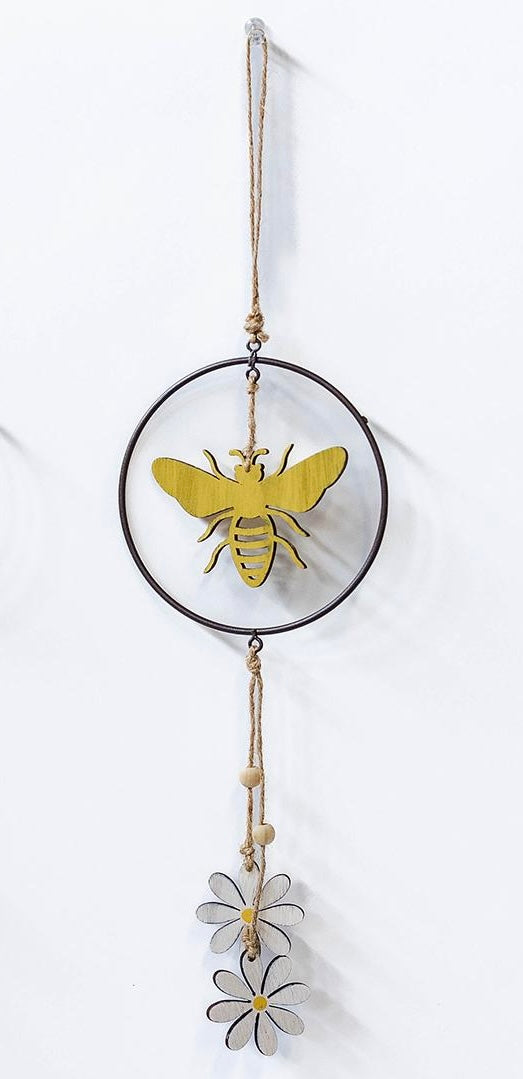 Wooden Honey Bee Decoration