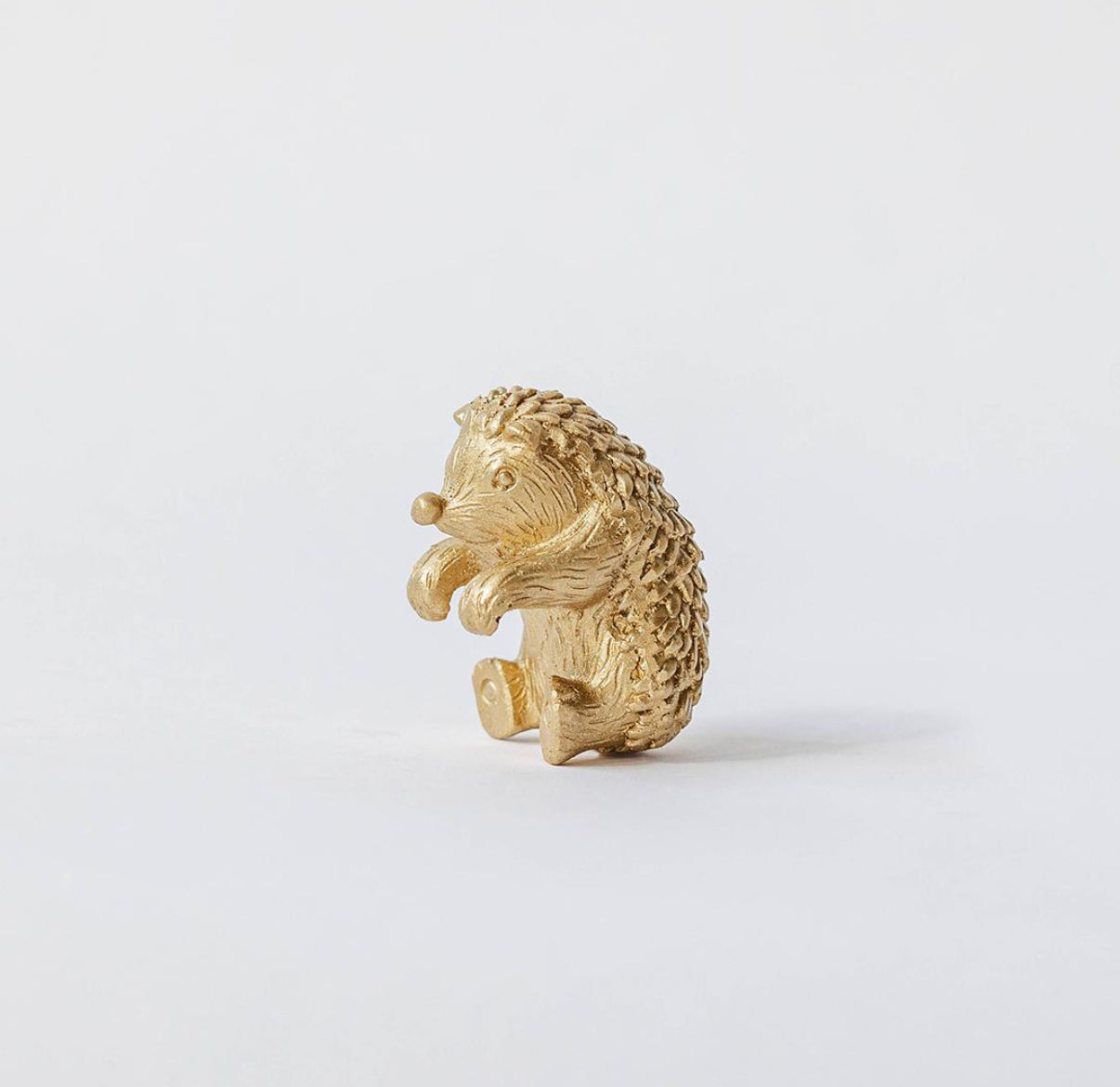 Golden Hedgehog Decoration- Sm