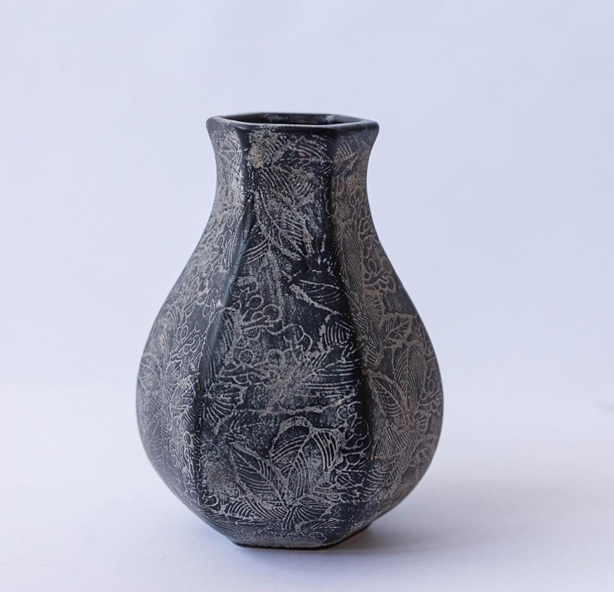 Black Ceramic Vase (A)