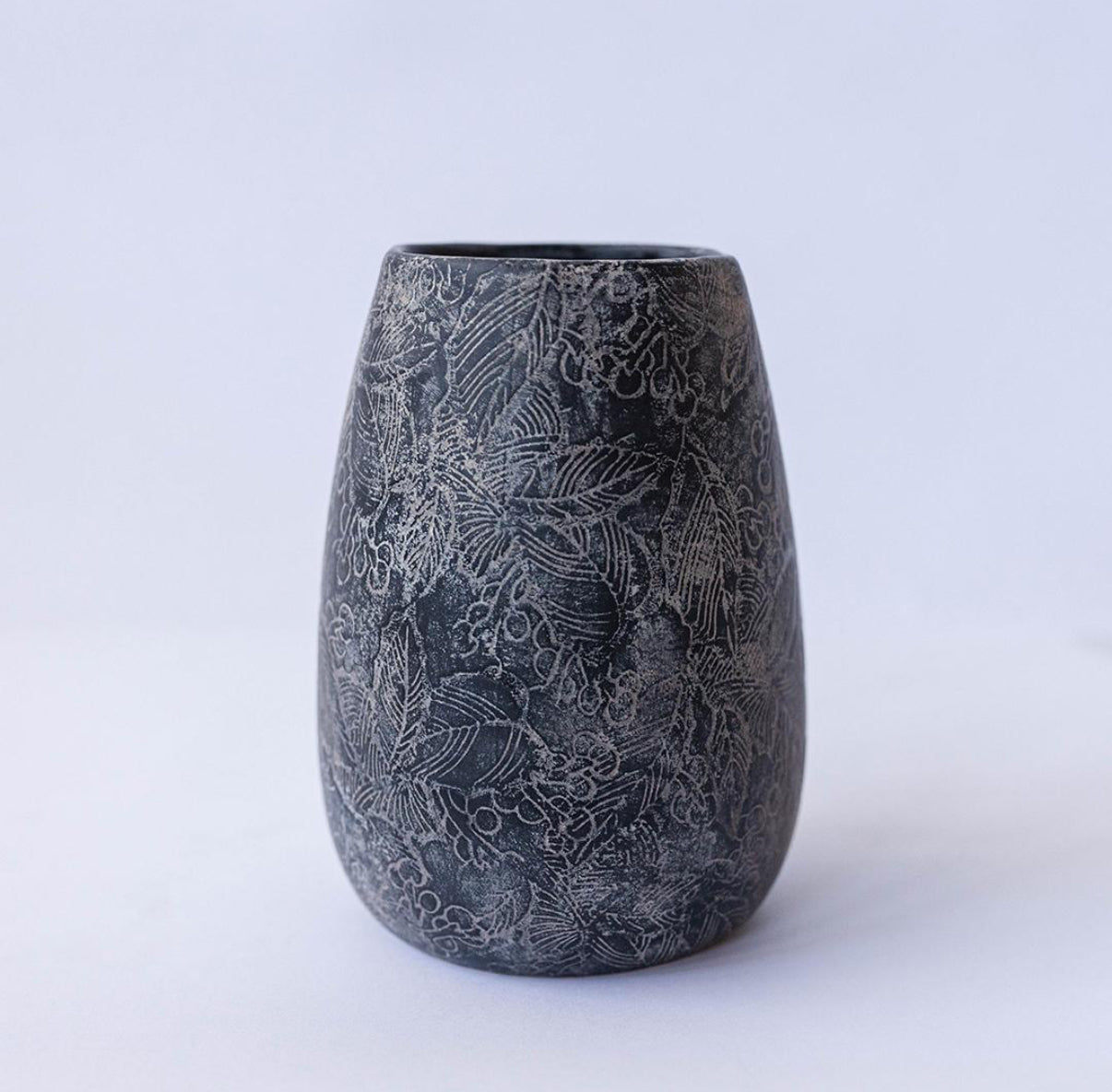 Black Ceramic Vase (B)