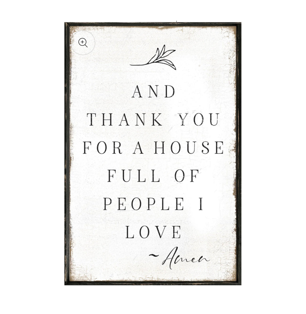 “And Thank You” Framed Print