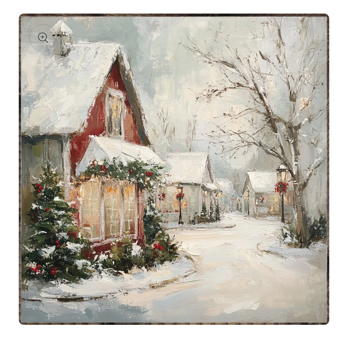 Christmas Village Framed Print