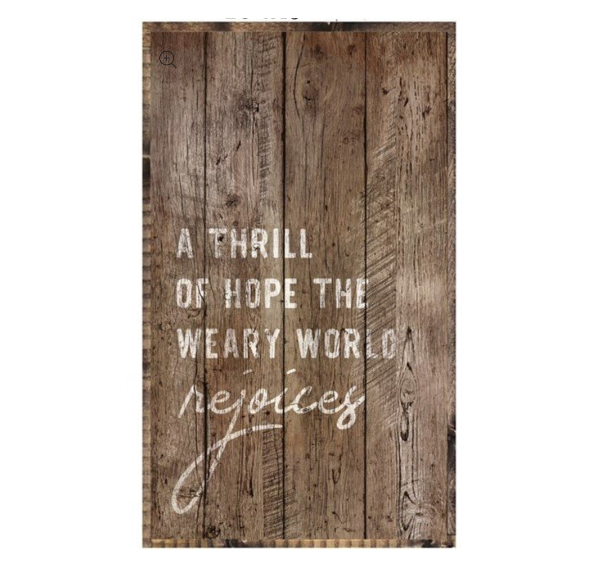 A Thrill of Hope Framed Print