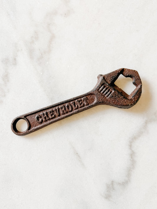 Cast Iron Chevrolet Bottle Opener