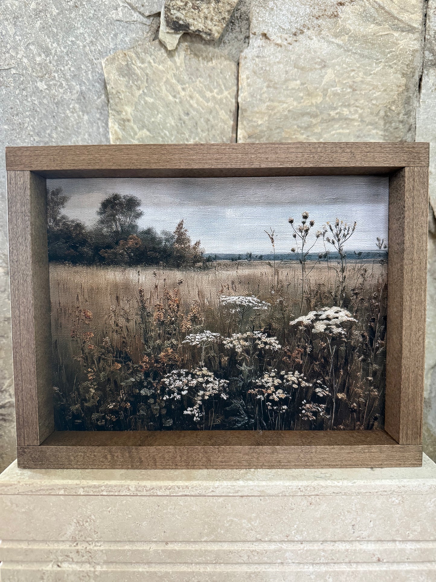 Fall Wildflower Framed Print (Horizontal)