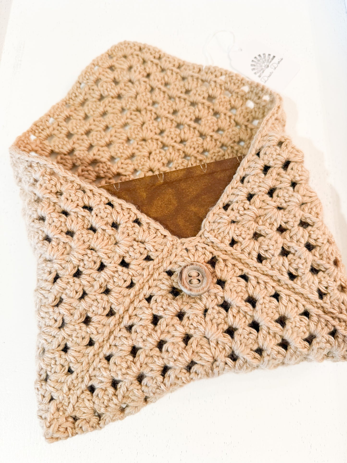 Crocheted Book Sleeve - Large