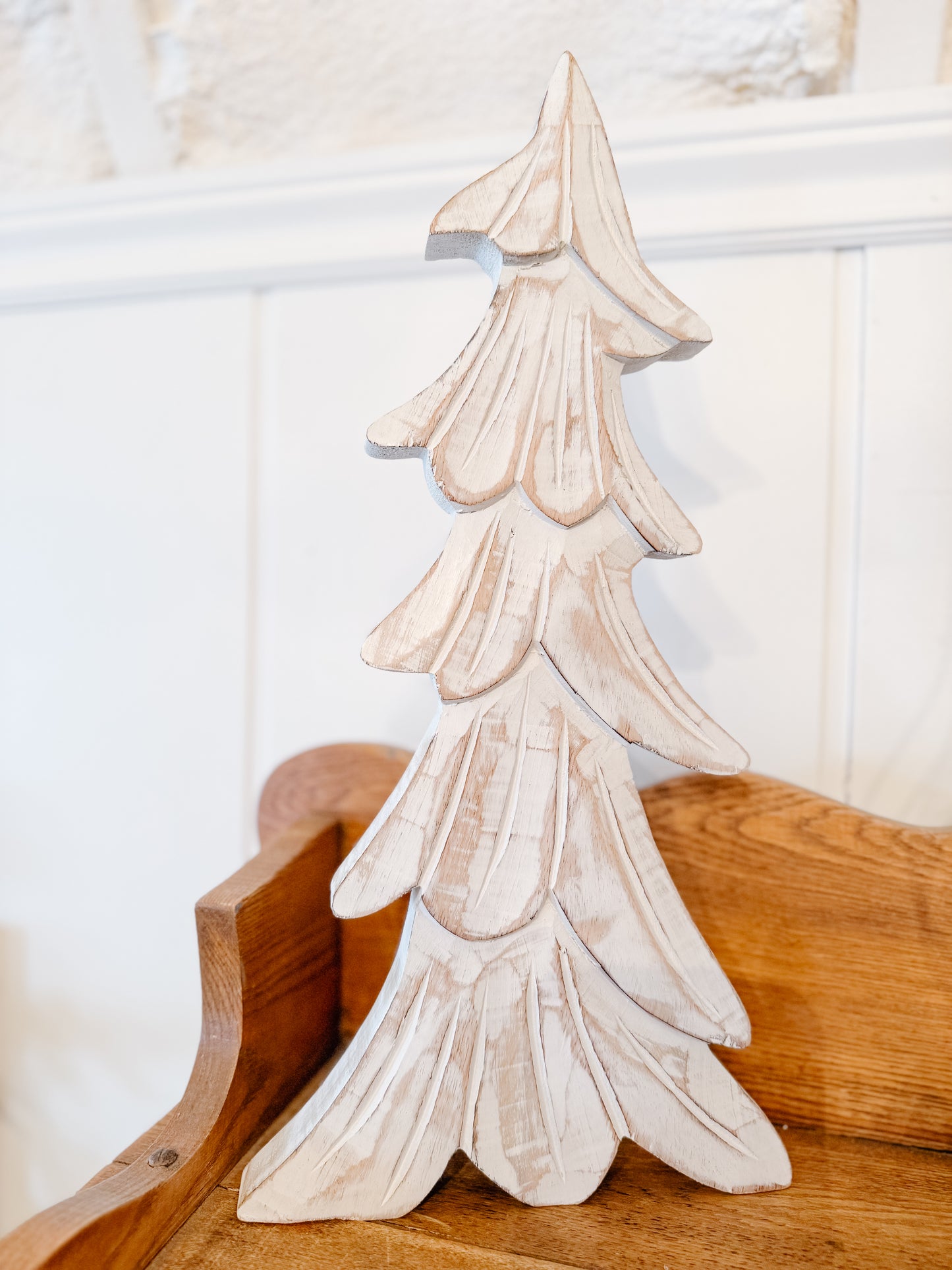 White Wooden Tree - Lg