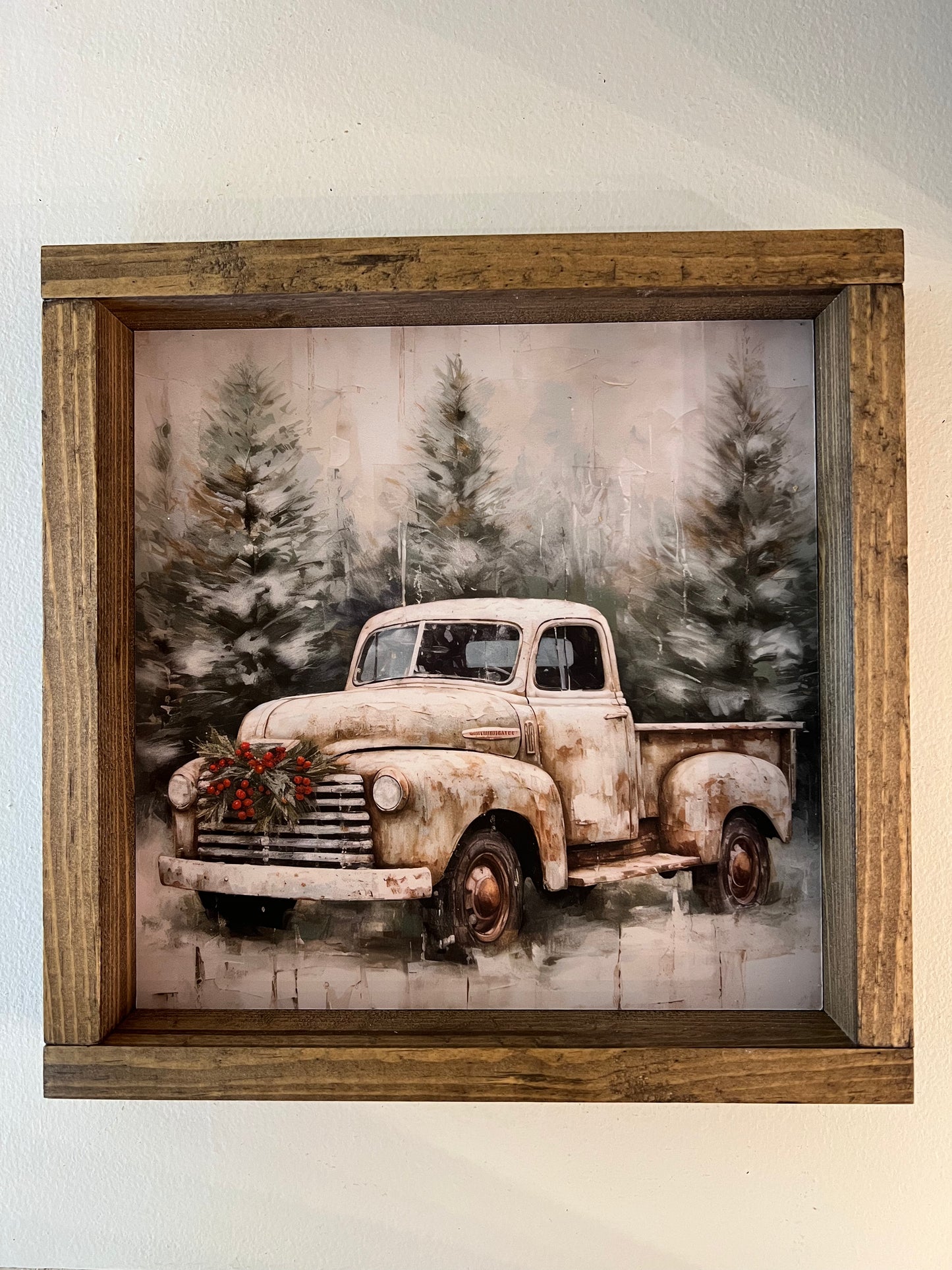 White Christmas Framed Print