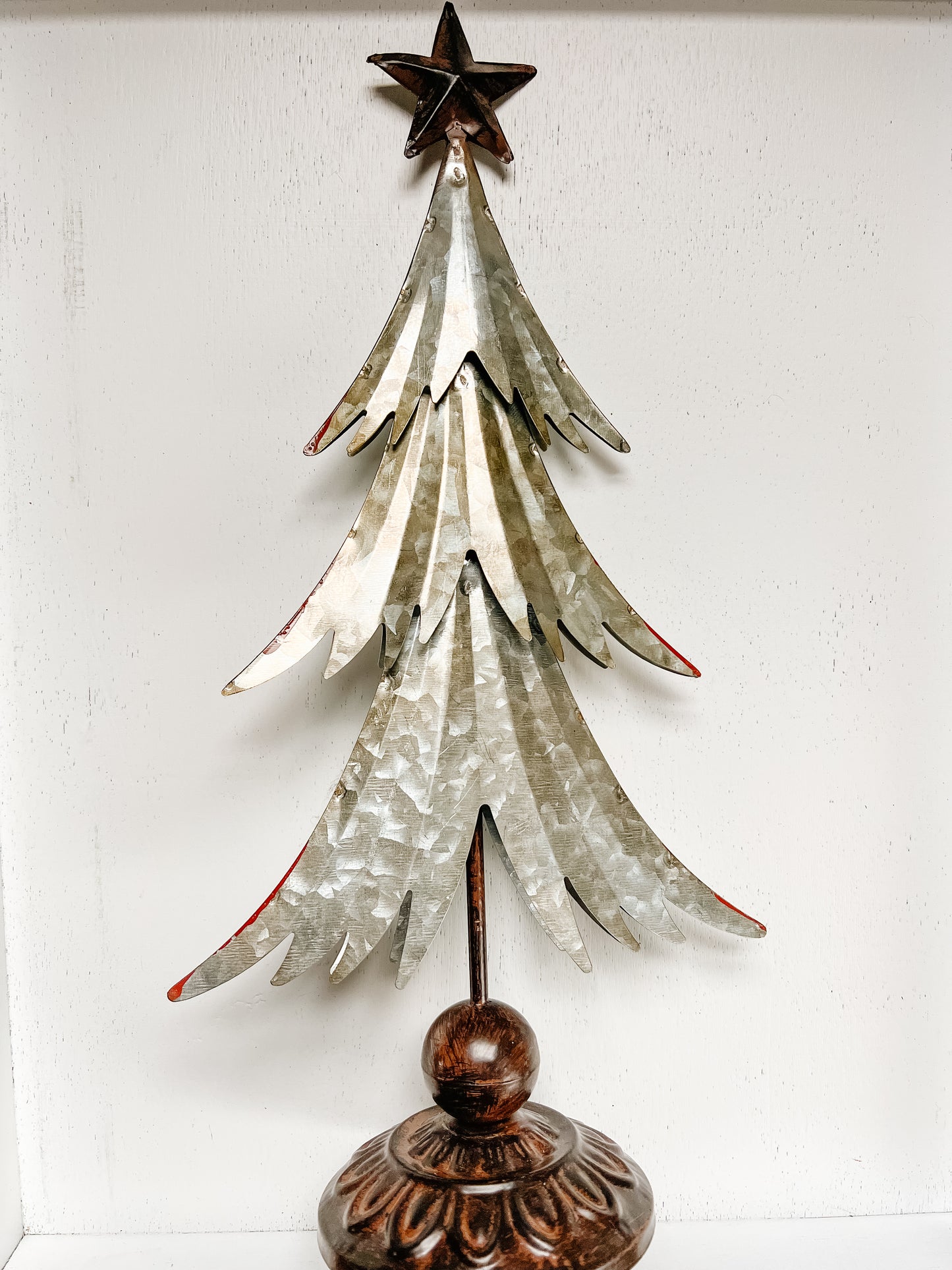Metal Tree with Star