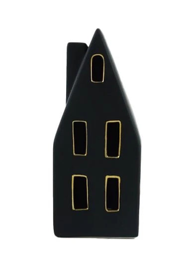 Black Ceramic House with LED