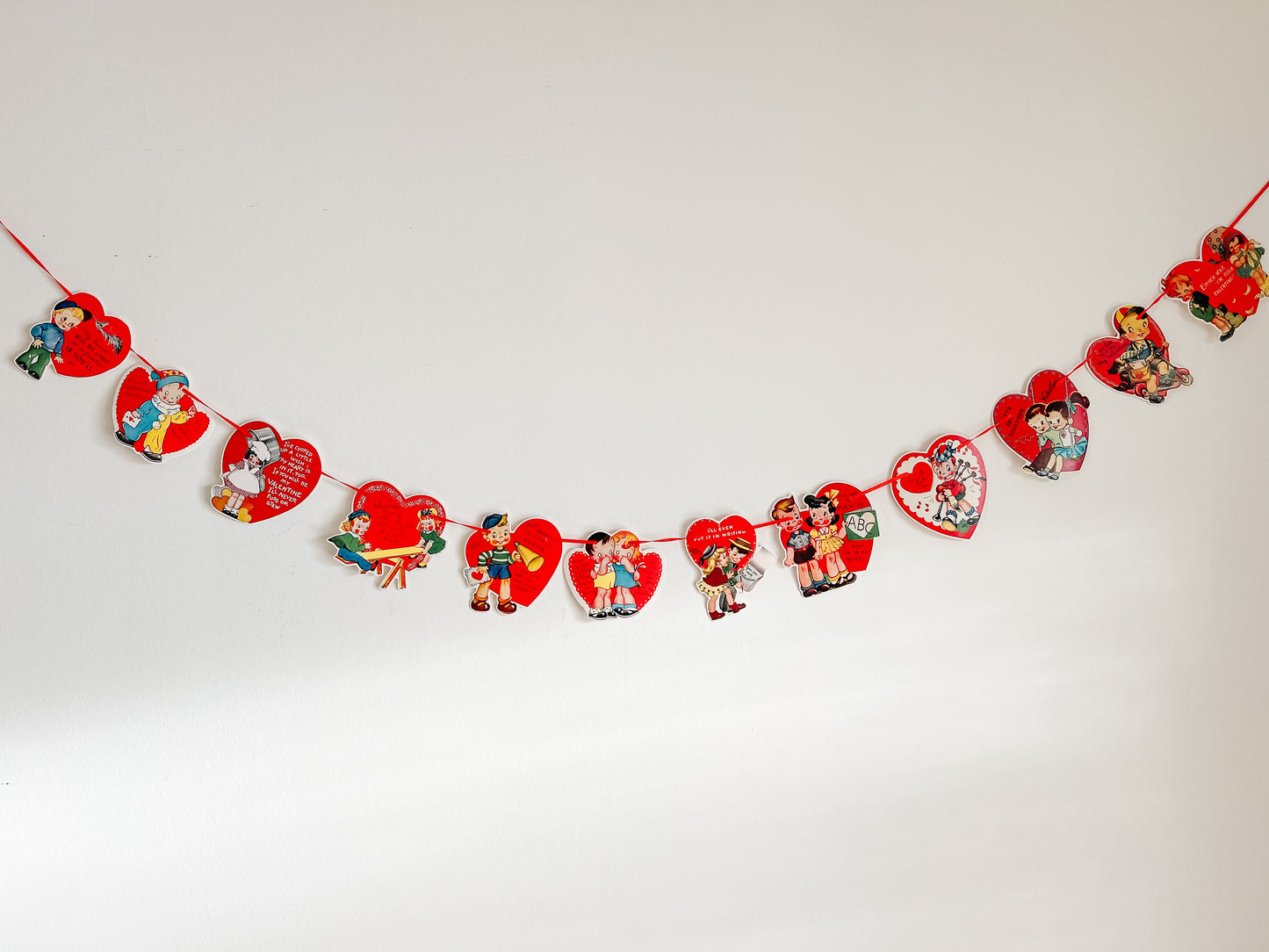 Vintage Valentines Banner