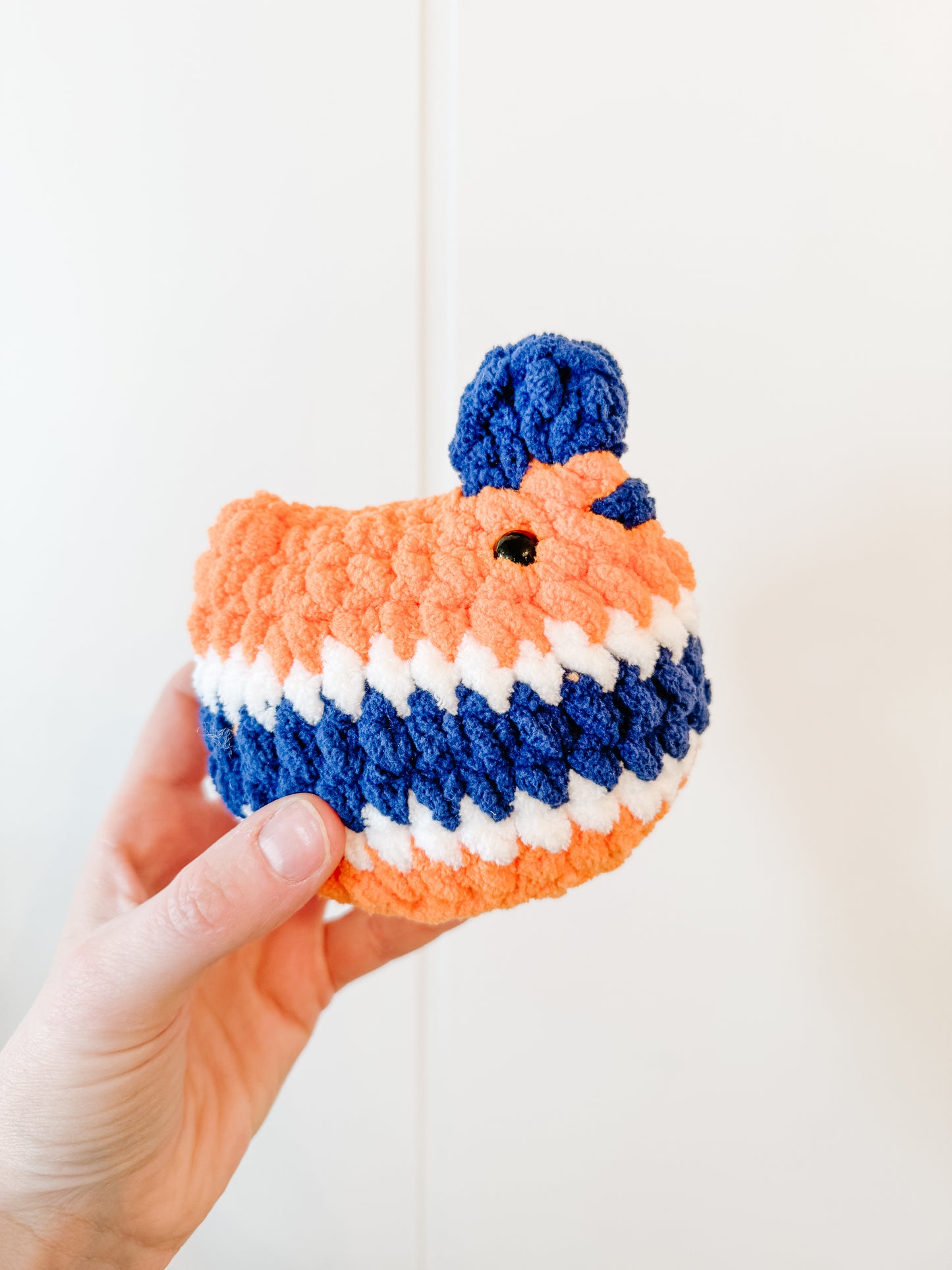 Crocheted Oilers Chicken