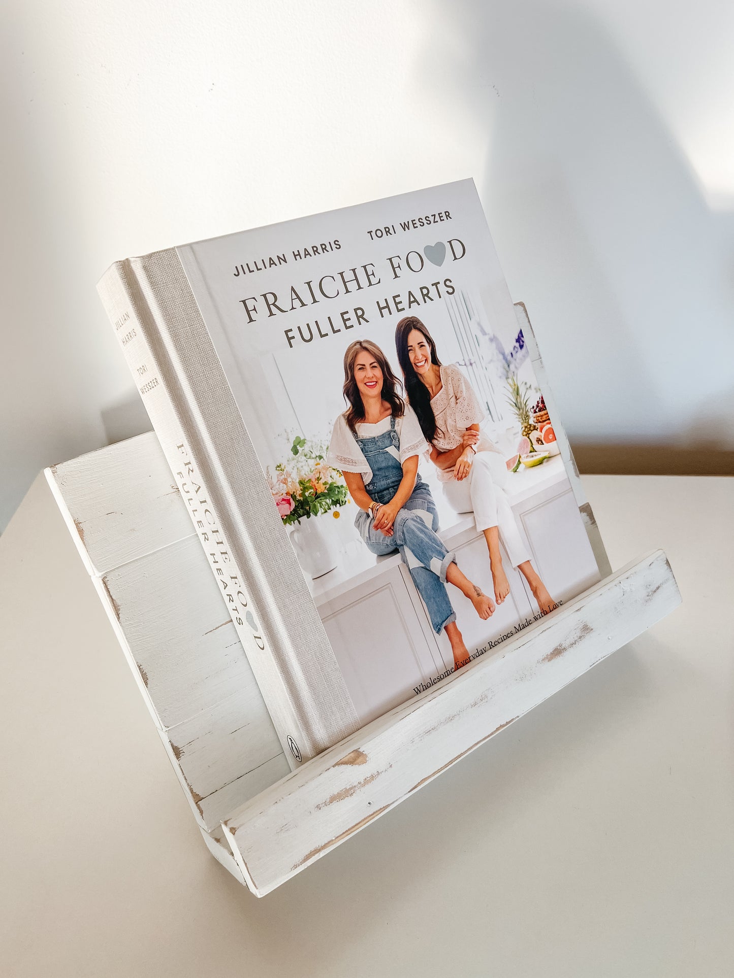 Cookbook Stand - White