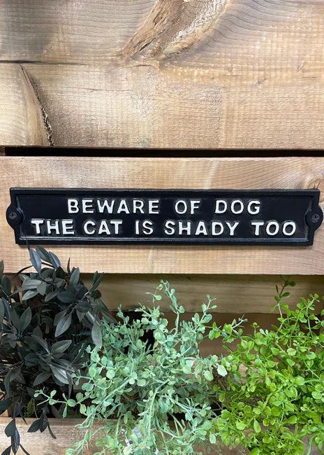 Beware of Dog/Cat Sign