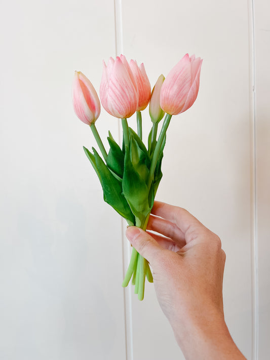 Fresh Touch Pink Tulip Bundle 10”