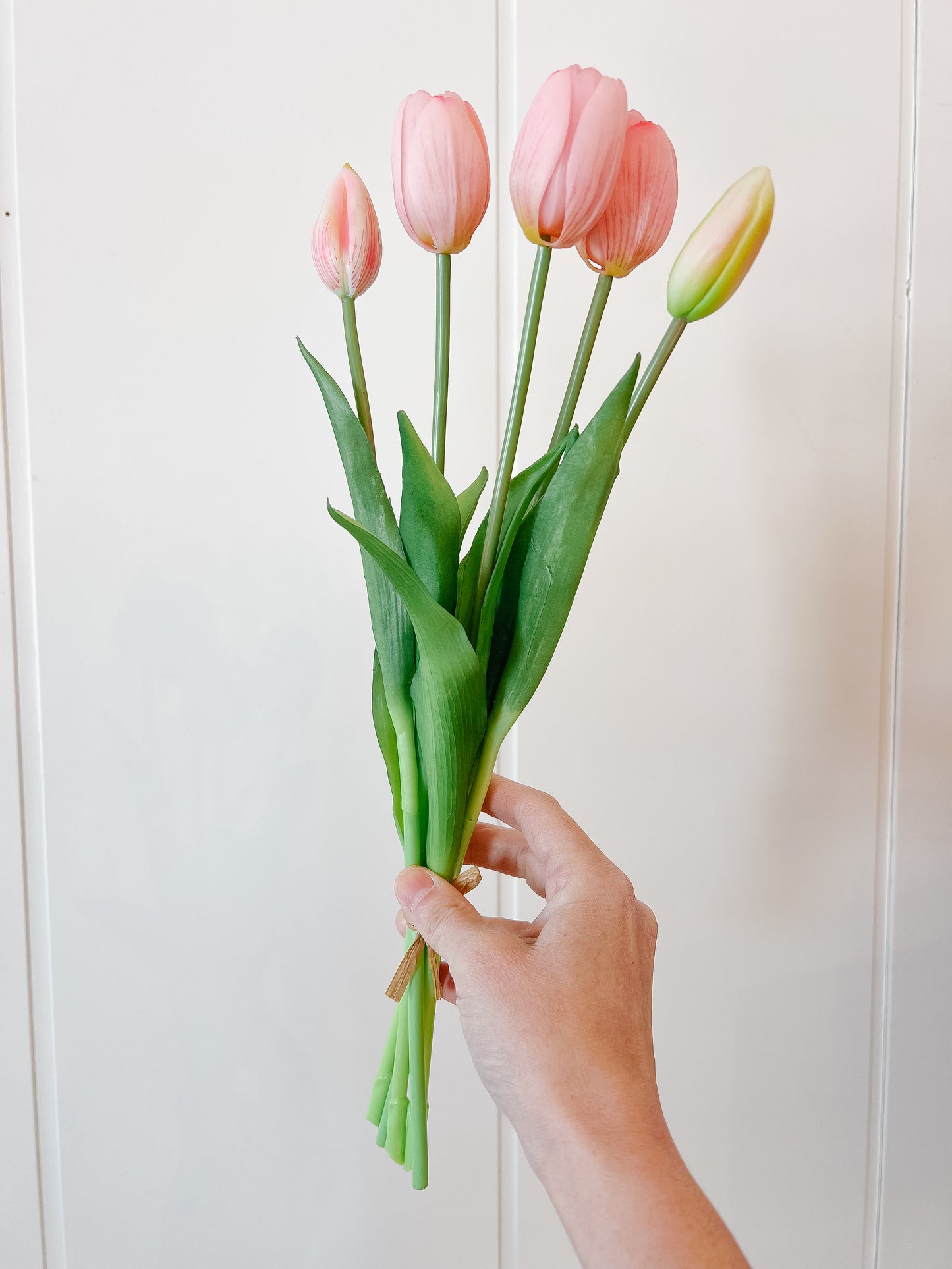 Fresh Touch Pink Tulip Bundle 16”