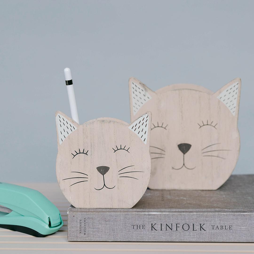 Wooden Cat Boxes - Set of 2