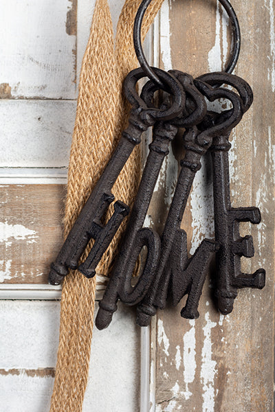 Cast Iron Home Keys