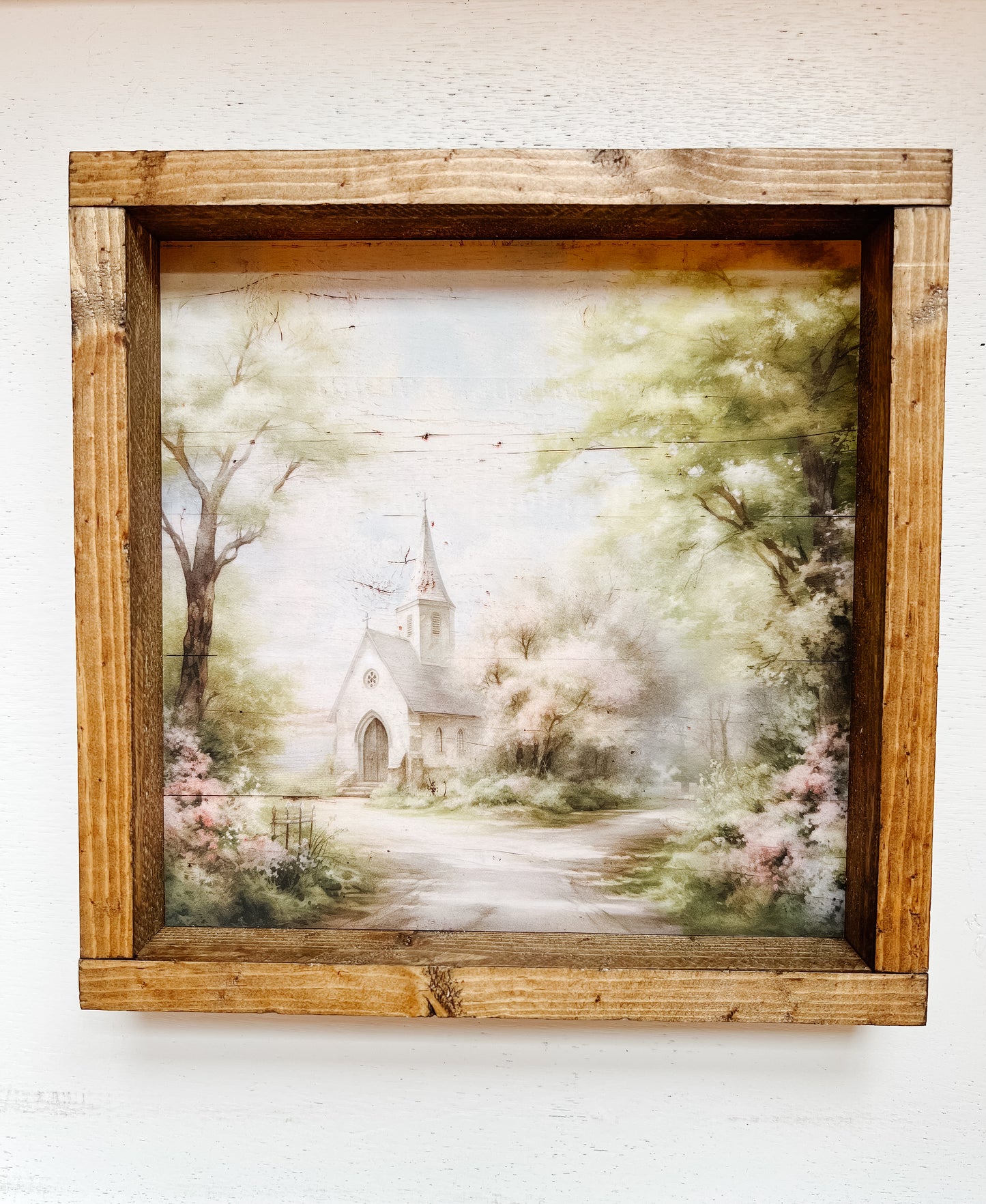 Spring Church Framed Print