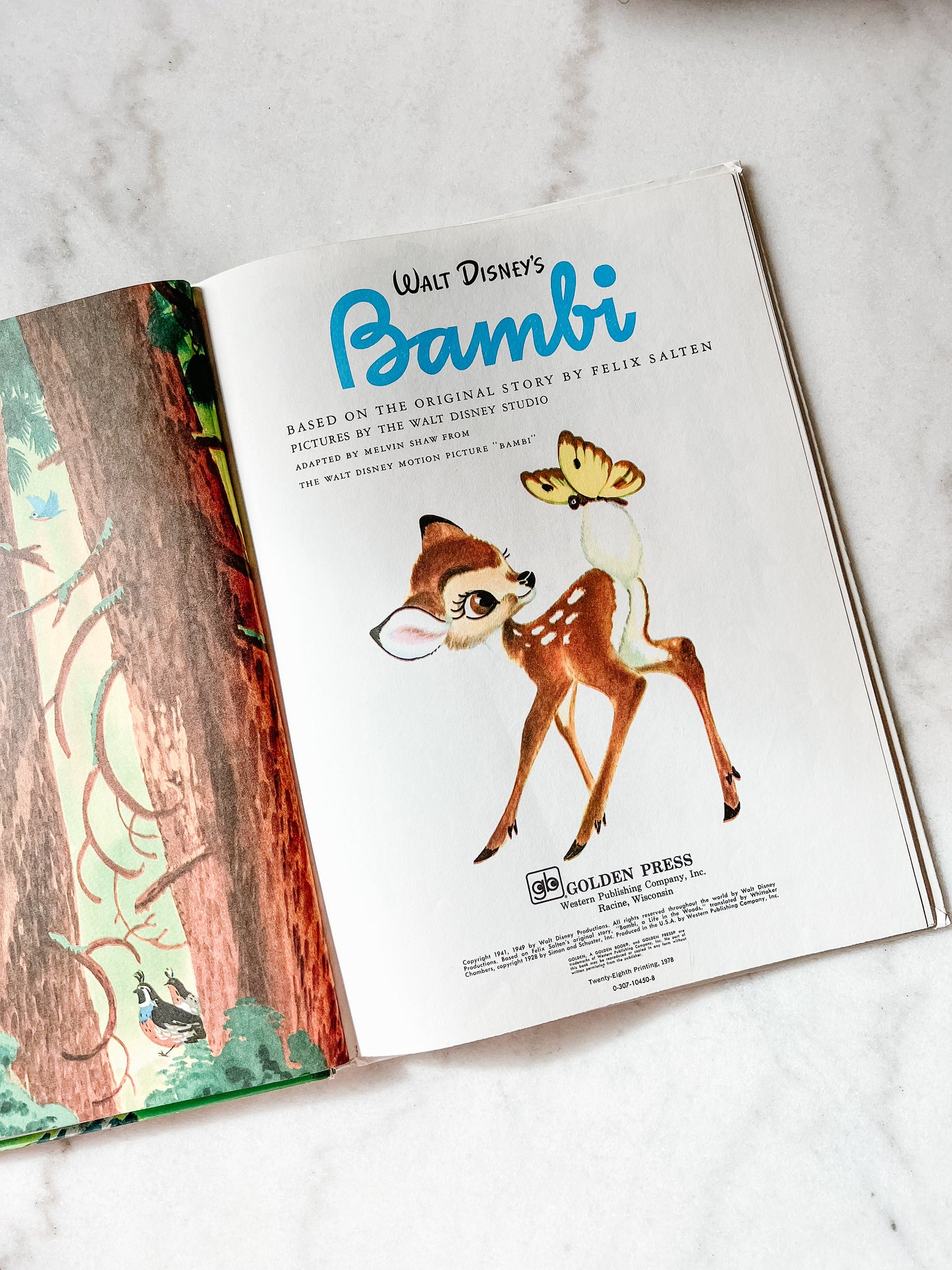 Vintage Bambi Book