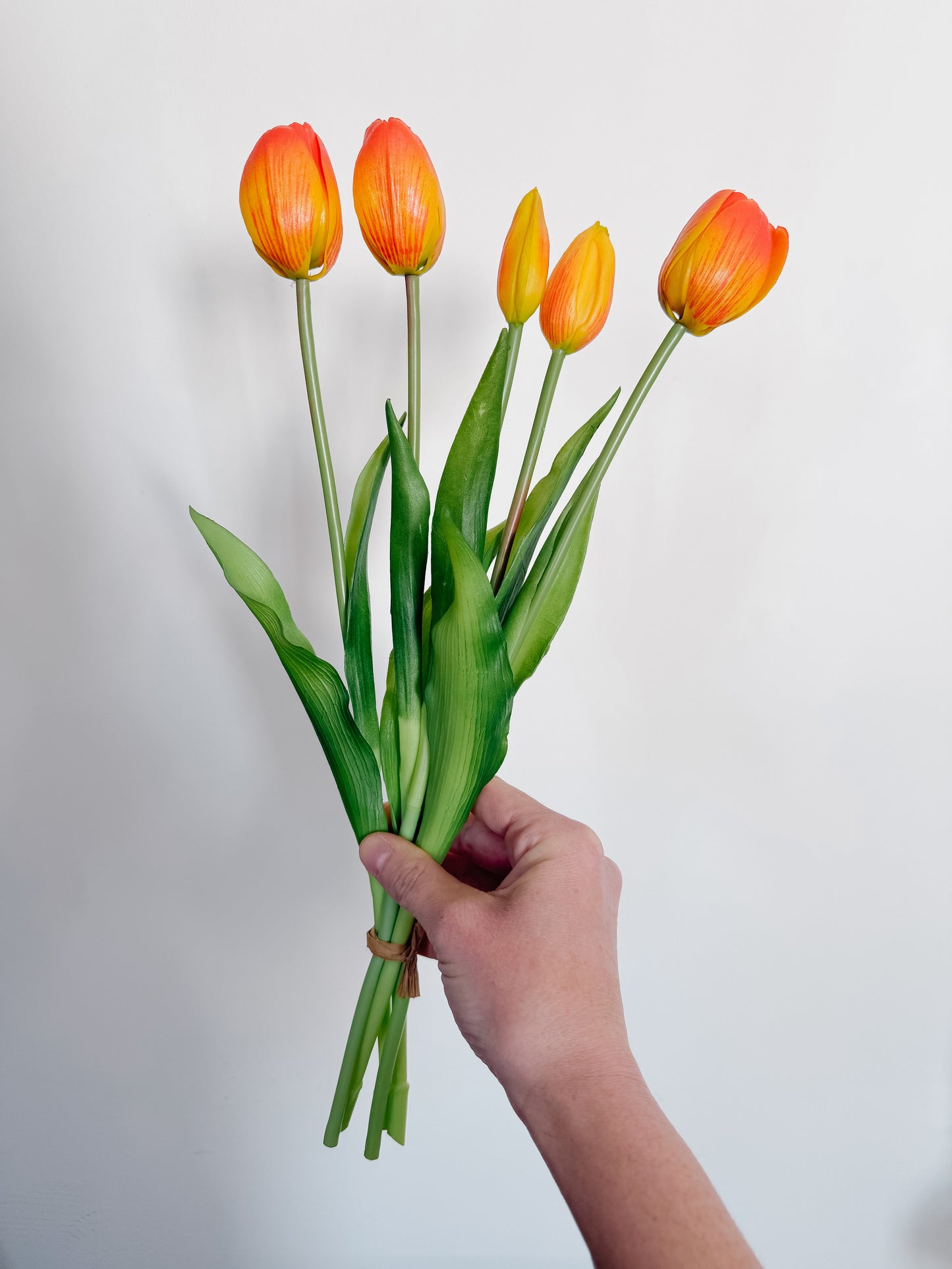 Fresh Touch Orange Tulip Bundle 16”
