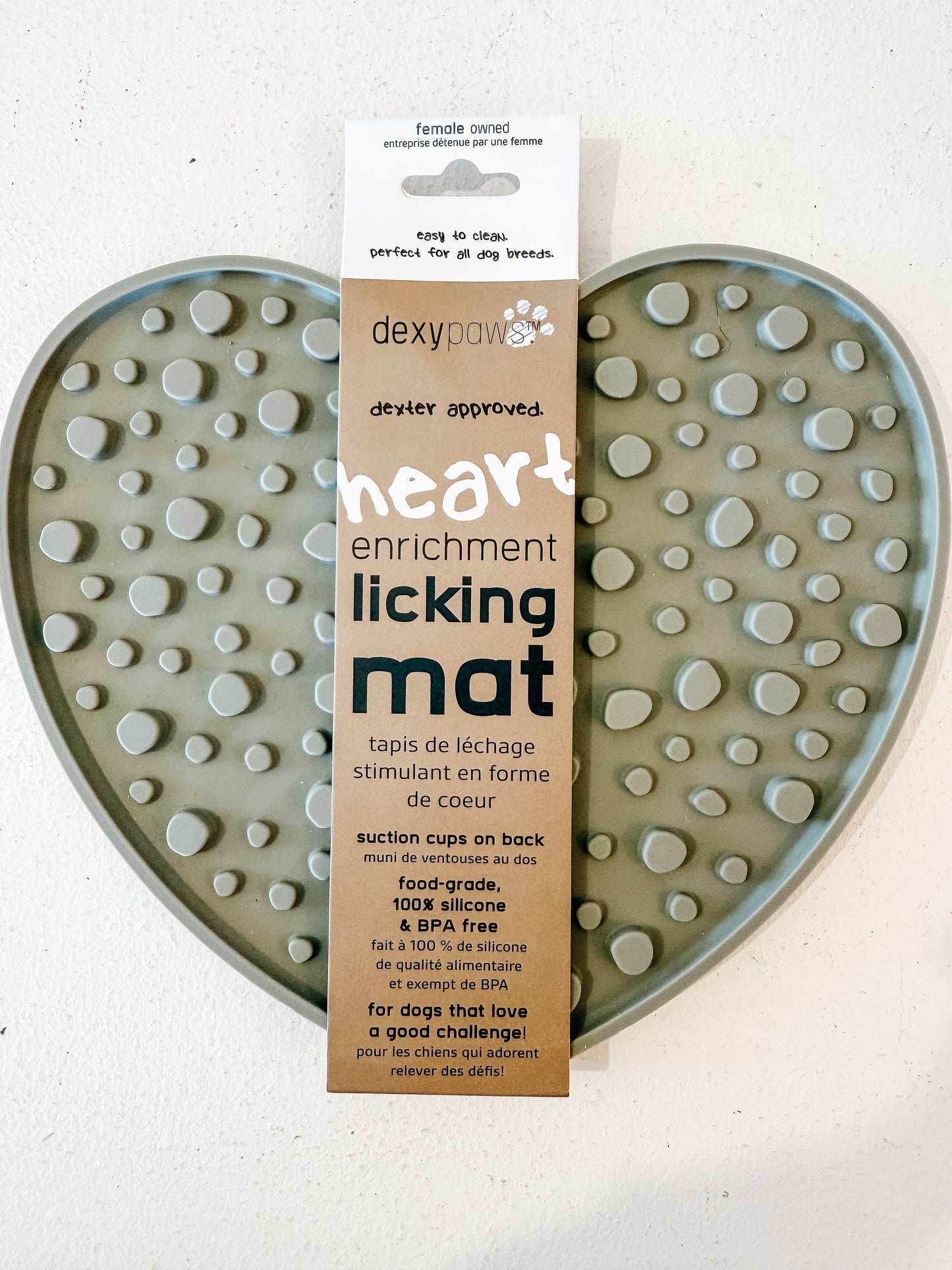 Heart Enrichment Licking Mat