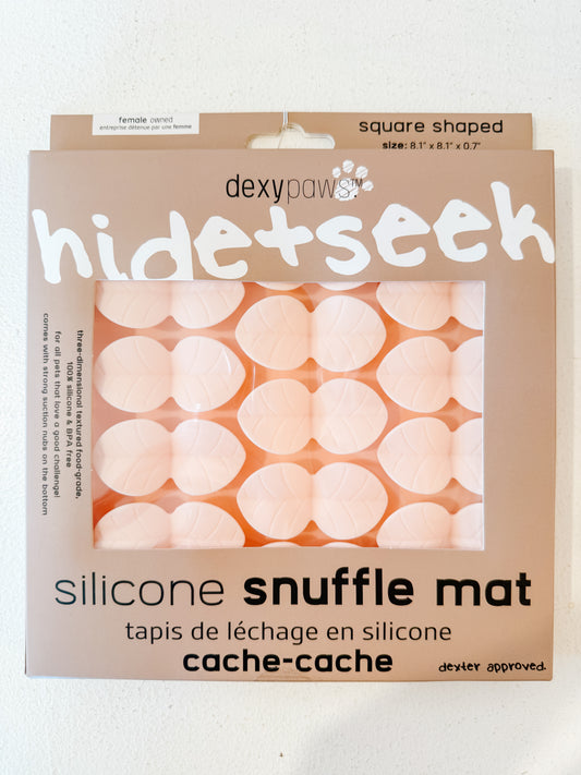 Silicone Snuffle Mat - Pink Square