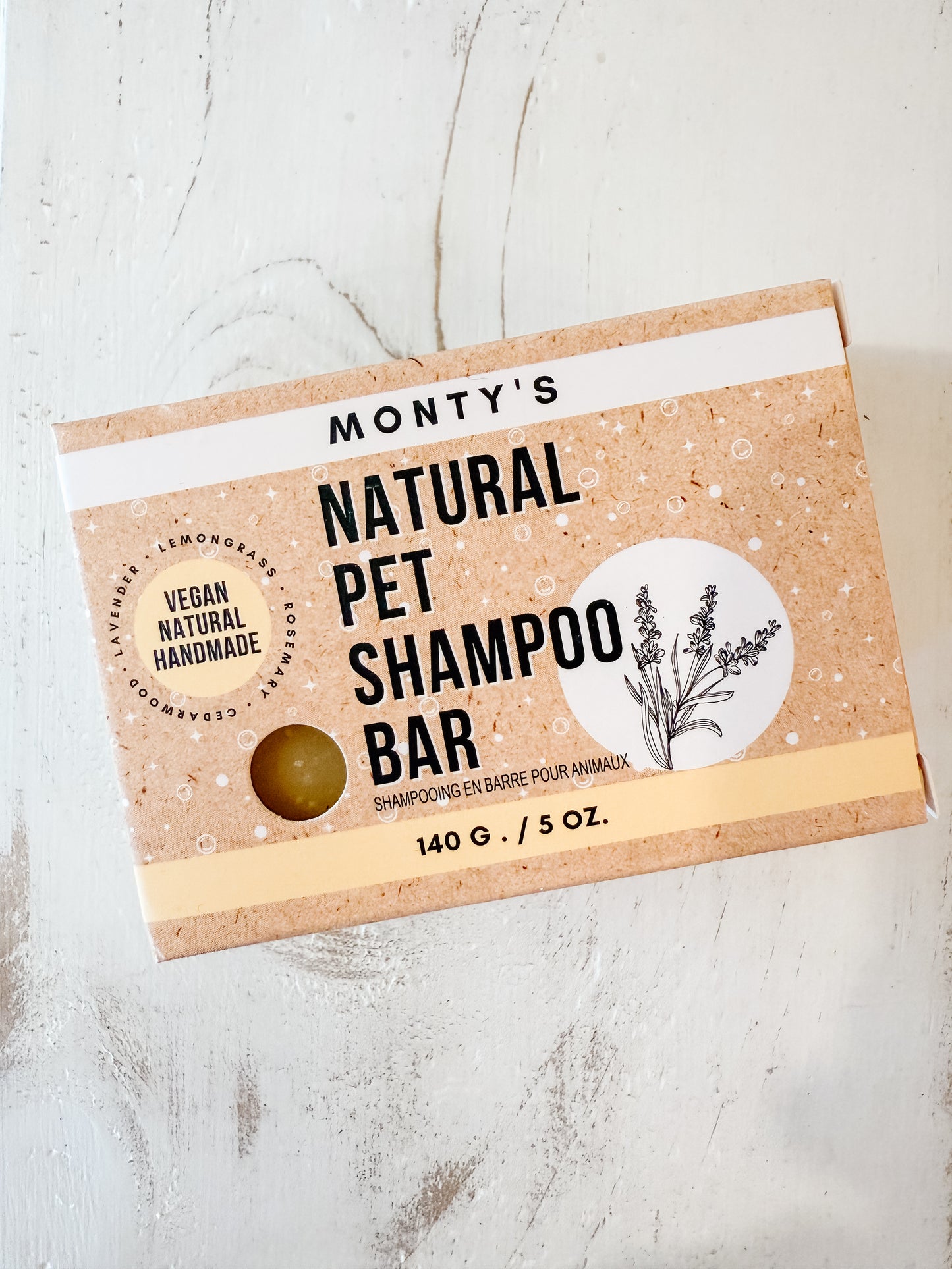 Natural Pet Shampoo Bar